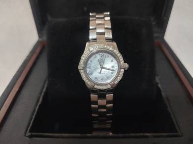 TAG Heuer Aquaracer Lady 27mm Diamond Bezel, Blue 