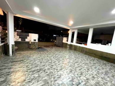 Single storey terraced house ,near MRT,2 carpark (kepong,sri damansara
