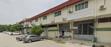 Balakong Taman Industri Selesa Jaya 1.5 Storey Link Factory For Rent