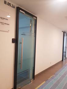 PINTU JENIS KACA KALIS PECAH l glass door 12mm l..