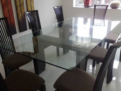 PASANG GLASS TABLE TOP  l install glass cover l