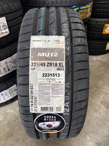 New tyre Marshal mu12 uhp korea 225/45/18 2025
