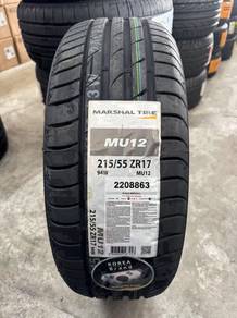 Tayar baru Marshal mu12 korea uhp 215/55/17 2025
