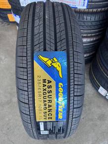 Tayar baru Good year maxguard suv 235/65/17 honda