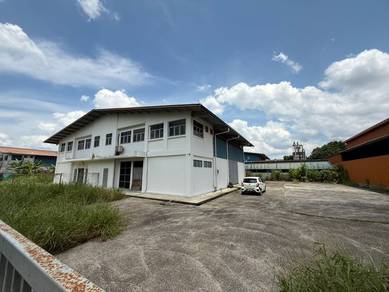 Huge Landsize 25 pts‼️Warehouse full covered @Demak Laut Industrial