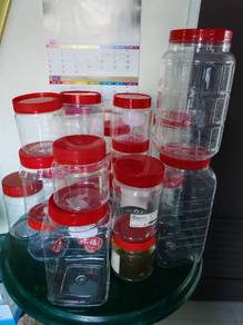 Plastic Container / Balang Kuih Raya