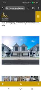 Eco Spring, Rose, Teno, Fully Furnished 2 Storey Terrace, Johor Bahru