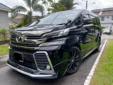 TOYOTA VELLFIRE 2.5 ZG KLANG VALLEY Rental VIP