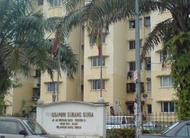Pangsapuri Subang Suria Seksyen U5 800sqft GOOD CONDITION NICE VIEW