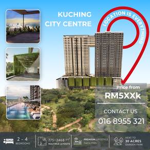 Kuching 32-Storey LANDMARK Building (2 ~ 4 Bedrooms)