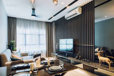 Fully Furnished, Sentul Freehold, 3 Rooms 1200sf Balcony, Free MOT