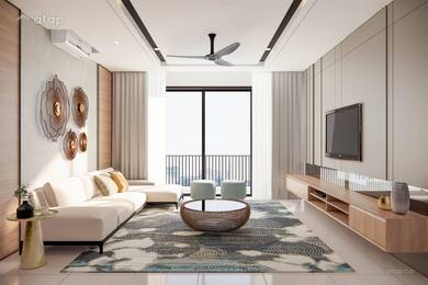 Fully Furnished, Sentul Freehold, 3 Rooms 1200sf Balcony, Cash Back