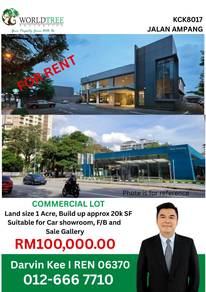 Jalan Ampang Limited Commercial Lot For Rent