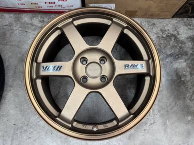 New rim 17x8jj volk rays te37 yaris ativa vios