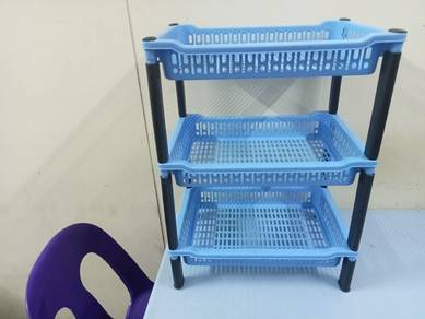 3-Level Plastic Rack