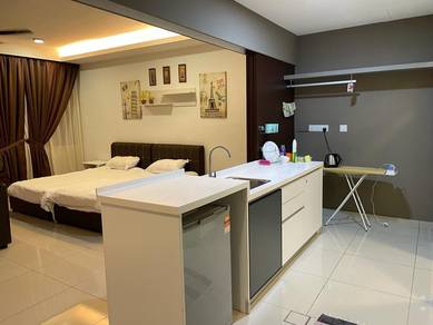 Trefoil Setia City Studio fully furnished for rent