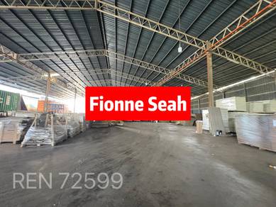 Sungai Boang Warehouse for Rent | 21,000sf B/U | 200A Power