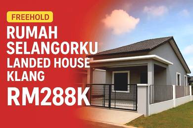 PALING MURAH | RUMAH SELANGORKU  🔥‼️ Teres 1 Tingkat FREEHOLD Klang