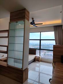 Apartment Zeva studio Seri Kembangan Equine for rent fully furnish MRT