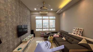 Residensi rampai ,850sf , 3r2b ,f/furnished ,sri rampai , wangsa maju