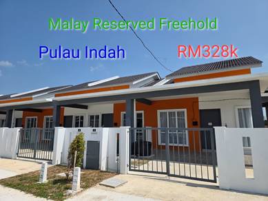 Pulau indah Teres Full Loan , Good material,  7&#39; feet belakang tanah