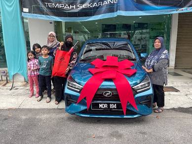 Perodua AXIA booking ini bulan ambil bulan ni