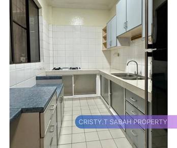 Likas Court | Ground Floor | Corner Lot | Fully Furnished | For Rent