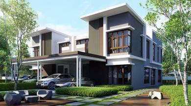 20ft Corner Facing Garden | 45x85 5R5B | 2 Storey House Seremban