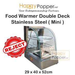 Food Warmer Display Showcase Stainless Steel rejec