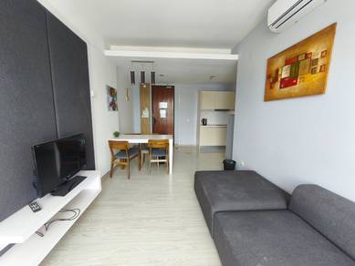 Kk , Sky Suite, City, Sadong Jaya, Fully Furnished, Low Floor