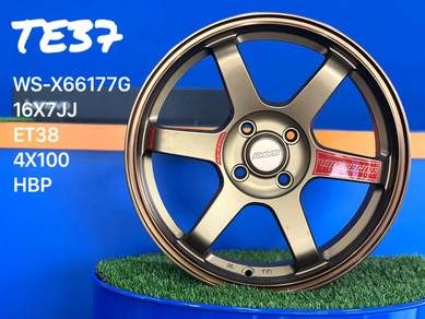 Rim 16INCH TE37 MYVI BAZZA CITY JAZZ VIOS YARIS