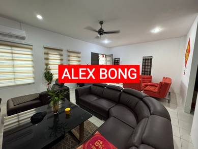 DOUBLE STOREY SEMI DETACHED HOUSE FOR RENT At MUARA TUANG PARK KUCHING