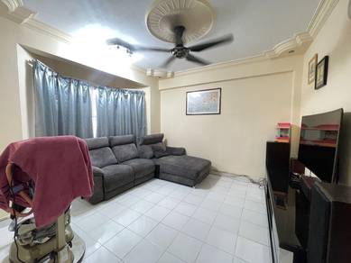 Aman Tiga Apt, Fully Furnished, 1 Carpark, Move In Conditon, Kepong