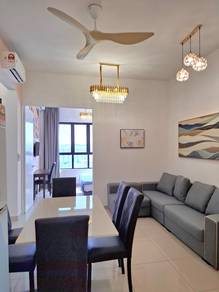 Renovated Zentro Residence Fully Furnished  16 Sierra LRT at Puchong