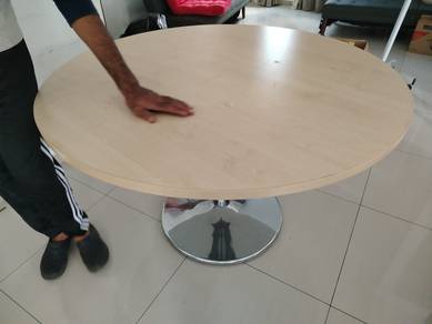 4FT Round Steel Leg Discussion Table TD118
