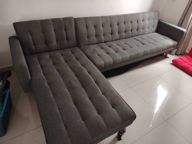 4 Seater L Shape Sofa Bed TF120