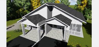 New-Semi-Detached-House-for-sale-Pengkalan-Chepa-Kelantan-2
