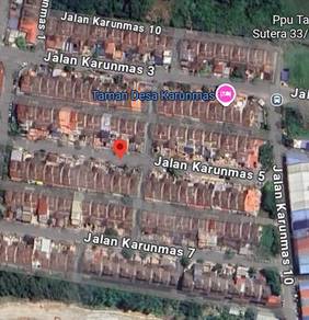 Earn Rm155k! Bank Lelong 2.5 Storey Terrace @ Desa Karunmas Cheras