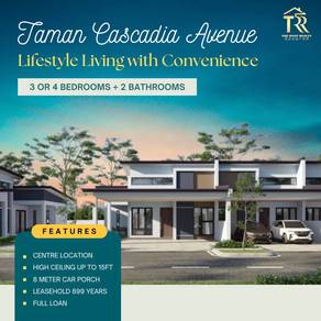 Taman Cascadia Avenue, Malihah  New Single Storey Terrace Houses a