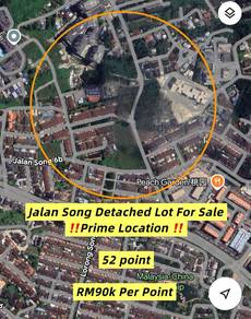 Jalan Song Detached Land For Sale