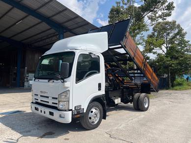 Recond 13 Kaki Isuzu NPR75 PRO Wooden / Steel Tipp