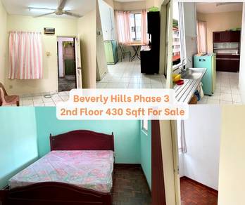 Beverly Hills Phase 3 P3 430 SF Below Market Value Bundusan Apartment