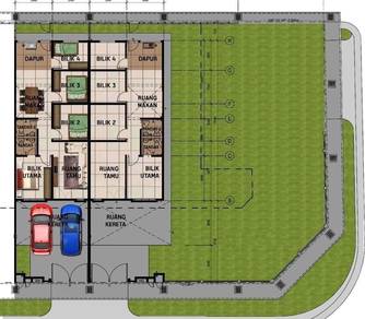Pulau indah teres 320k 20x70 Freehold