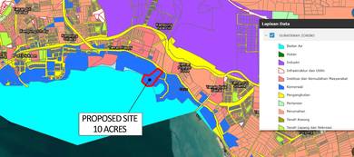 10 Acre Non Bumi Beachfront Below MV Commercial Building Land in PD