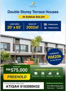 (NEW) Double Storey Terrace @Sungai Buloh (FREEHOLD)