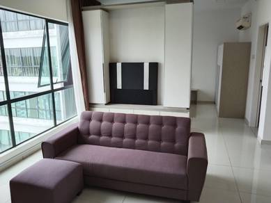Apartment Zeva studio Seri Kembangan Equine for rent fully furnish MRT