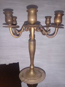 Tempat Lilin Tembaga Antik