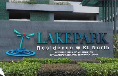 LakePark Residence @ KL North For Rent ! Partially Furnished