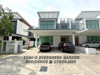[FREEHOLD] Double Storey SEMI-D EVERGREEN GARDEN RESIDENCE @ CYBERJAYA