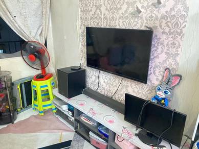 RENO. Desa Intan Apartment (BLOCK 7B) 520sf 2-Bedrooms Fully Furnished